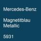 Preview: Mercedes-Benz, Magnetitblau Metallic, 5931.